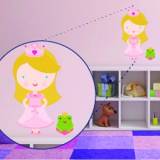 adesivo de parede infantil menina Fortaleza
