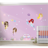 adesivo de parede para quarto de menina