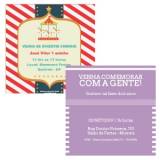 convite infantil de aniversário personalizado Tocantins