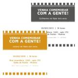 convite simples personalizado Vitória